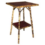 Antique Bamboo Side Table