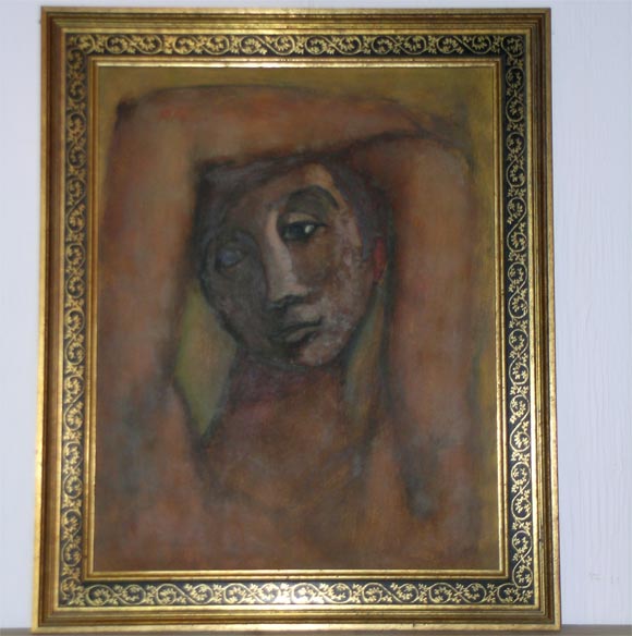 Oil painting on board