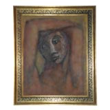 Oil painting on board