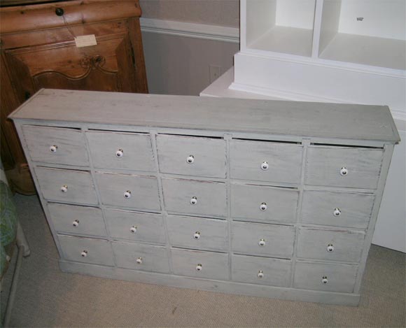 Swedish 20 Drawer Apothecary Cabinet