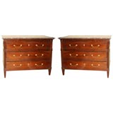 Pair of Directoire Commodes