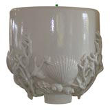 Spectacular Coral and Seashell Jardiniere