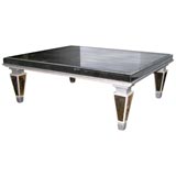 Large mirrored cocktail table