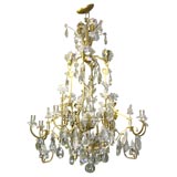 A wonderful Louis XV style 12 light Bagues chandelier