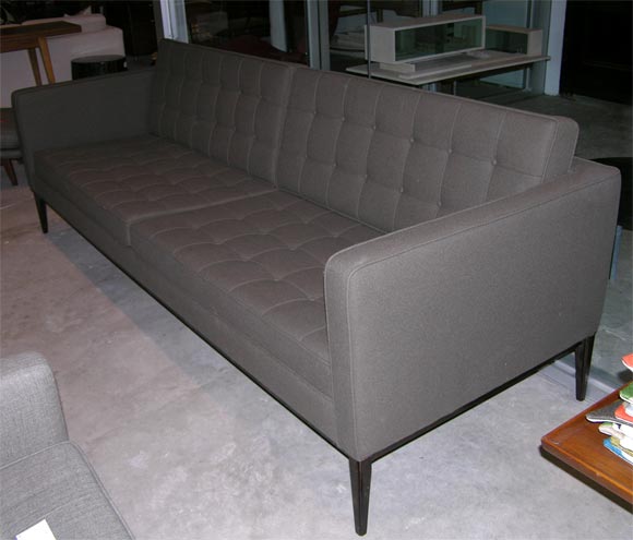 Paul McCobb quilted/button tufted sofa, mfg. Calvin 1950's