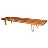 Edward Wormley long john bench, mfg. Dunbar