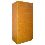 Eight drawer tall cabinet by Directional 1960's