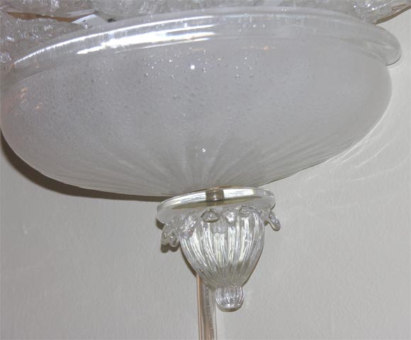Pair of Venetian Glass Sconces at 1stdibs