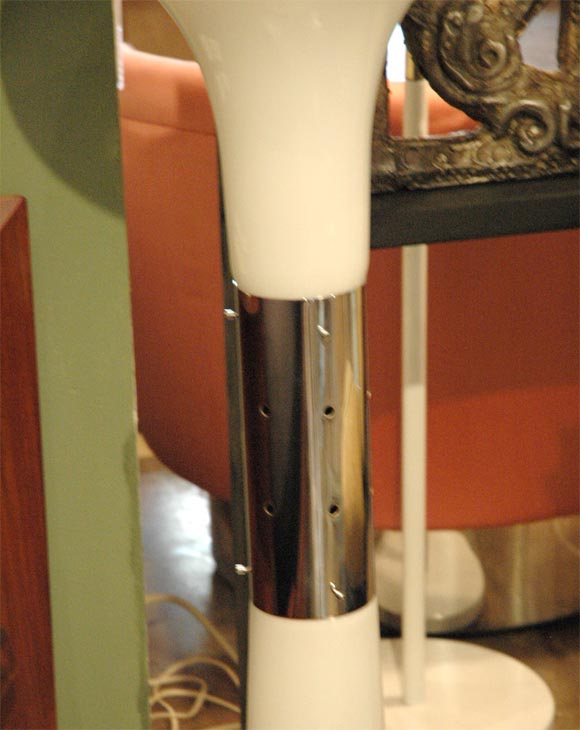 Mid-20th Century MODERN MURANO GLASS FLOOR LAMP BY ALDO NASON
