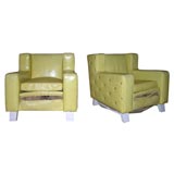 Yellow Leather Arm Chairs Yellow Leather Arm Chairs