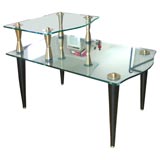 Billy Haines Mirrored End Table