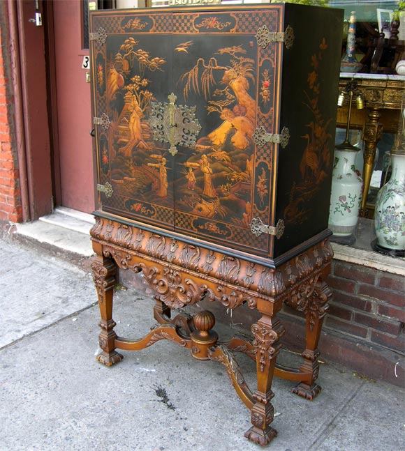 Chinoiserie  2 Door Cabinet