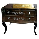 1940's French Etched Mirrored Dresser