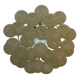 Vintage Austrian Glass Flush Mount