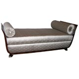 Fine free standing Chaise / Daybed by Jules Leleu