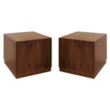Pair of Cube Tables/Stools