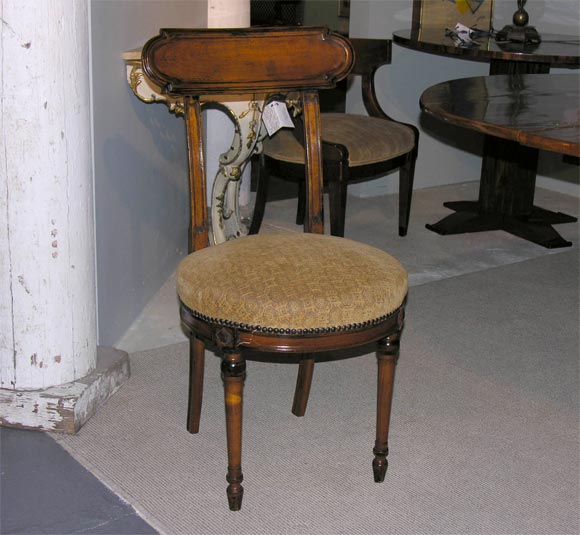 Eight  Carved Wood Dining Chairs.