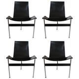 Set of T chairs by Katavolos, Littell and Kelley for Laverne