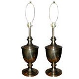 Pair of Classical Urn Form Table Lamps by Stiffel