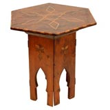 Syrian Side Table with Marquetry