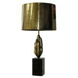 Brass table lamp by Charles et Fils