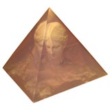 Lucite Pyramid