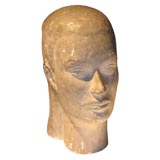 AMERICAN WPA PLASTER OF WOMAN 1930