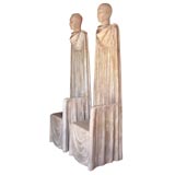 Surrealistic statues roman  senators