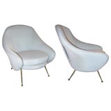 Rare Martingala chairs by Marco Zanuso for Arflex