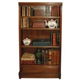 walnut bookcase with secret drawer