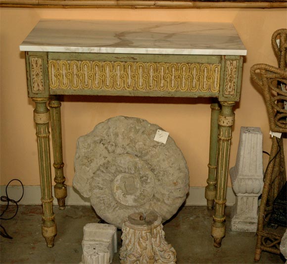 Louis XVI  carved wood  console