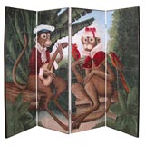 4-Panel Monkey Screen