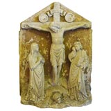 Early carved stone Crucifixion Group