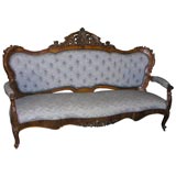 A 19th Century Carved Rosewood Sofa