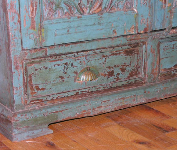 Teak Indian Armoire