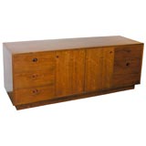 Credenza in Walnut with Rosewood Pulls by Edward Wormley