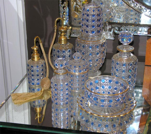 9 Piece Baccarat Vanity Set