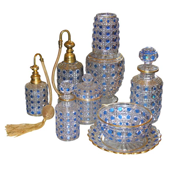 9 Piece Baccarat Vanity Set