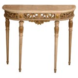 19th c. Louis XVI French Console Table