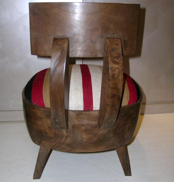 Contemporary Pair of Small Fireplace Chairs For Sale
