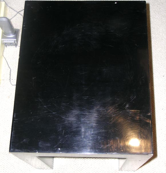 Pair of Black Lacquer Side Tables For Sale 1