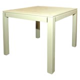 Sally Sirkin Lewis attb game table in faux ostridge leather