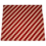 Antique 19THC. GEOMETRIC RED AND WHITE QUILT FROM PENNSYLVANIA