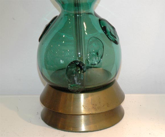 PAIR BLENKO LAMPS For Sale 1