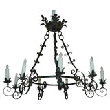 Spanish Iron Chandelier