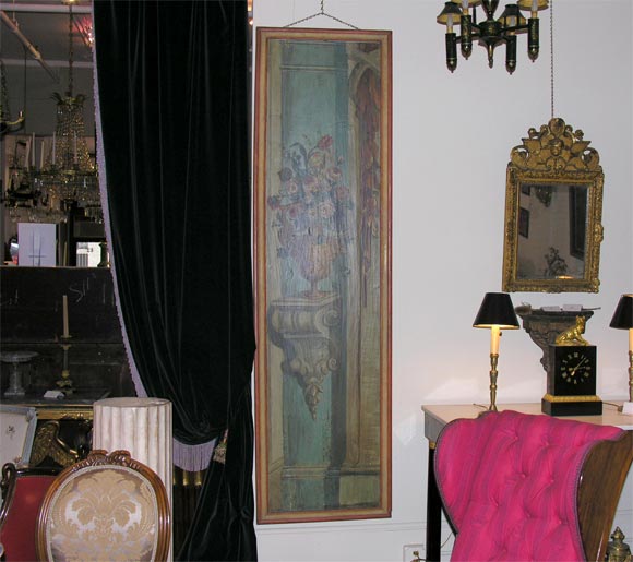 Pair Of 19th Century Continental Painted Panels