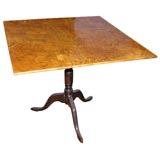 Swedish Gustavian Birch Tilt-top Table