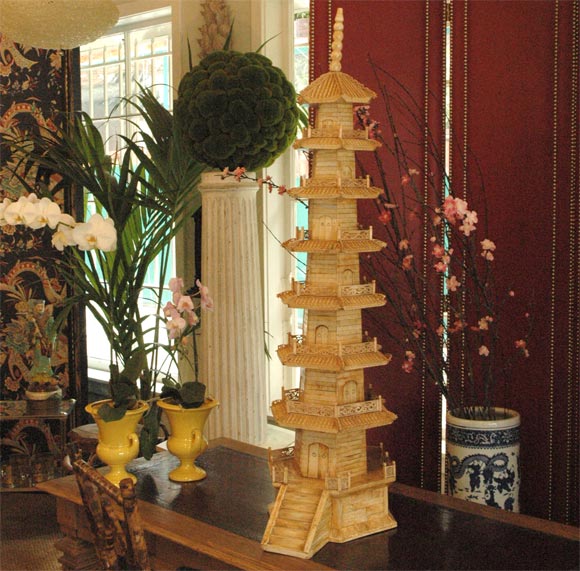 Impressive Decorative Bone Pagoda