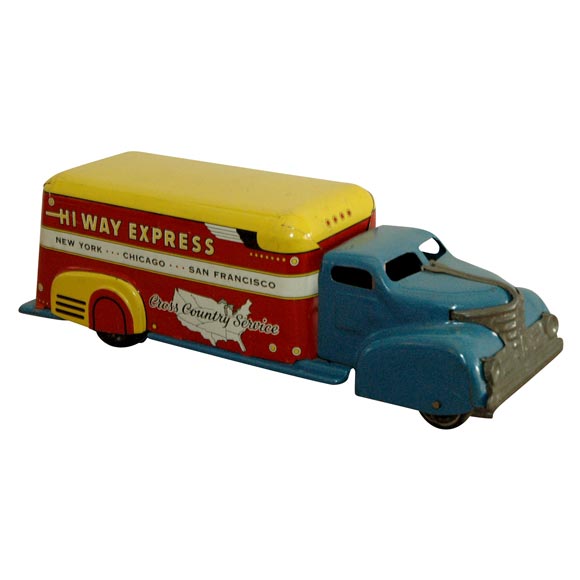 Marx Tin Litho Highway Express Toy Truck