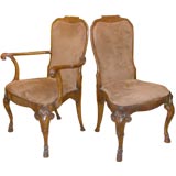 Antique Set of 8 dining chairs